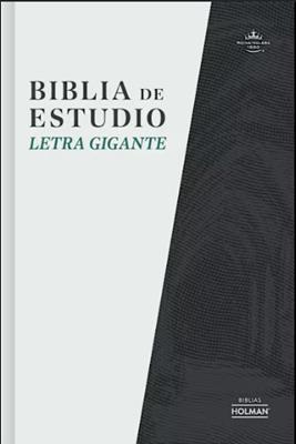 Biblia RVR60 De Estudio/ Letra Gigante/ TD