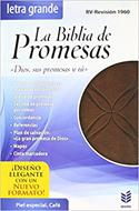 Biblia Promesas Letra Grande Piel Especial Cafe (Imitación Piel) [Biblia]