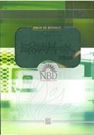 Biblia Bolsillo Compacta Piel Elaborada Verde (Imitación Piel) [Biblia]