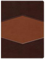 Biblia De Estudio/Holman/RVR1960/Chocolate Terracota/Simil Piel