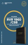 Biblia/RVR/CSB Biblia Bilingue (Imitación Piel con Indice)