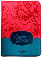 Biblia RVR60 Tamaño 45CZTILG Fucsia Azul (Imitación Piel) [Biblia]
