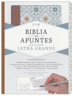 Biblia De Apuntes-NVI-Azulejos Color Salvia (simil piel )