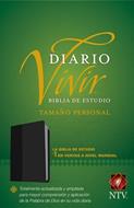 Biblia De Estudio Diario Vivir NTV Tamaño Personal Sentipiel Negro (Flexible Imitacion Piel Negro) [Bíblia]