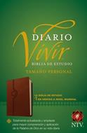 Biblia De Estudio Diario Vivir NTV Tamaño Personal Sentipiel Café Claro (Flexible Imitacion Piel Café) [Bíblia]