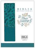 Biblia Devocional Mujer Verdadera NBLA Duotono Aqua (Piel Duo-tono Aqua) [Biblia de Estudio]