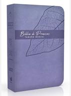 Biblia De Promesa RVR60 Tamaño Manual Piel Especial Lavanda