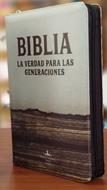 Biblia RVR60/ Forro Cierre/ Color Madera/La Verdad Para Las Generaciones (Vinilo con Cierre)