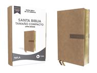 Biblia NBLA/Letra Grande/Tapa Dura/Leathersoft/Beige/Tamaño Compacta