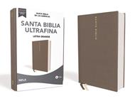 Biblia NBLA/Ultrafina/Letra Grande/Tamaño Manual/Tapa Dura/Tela/Gris