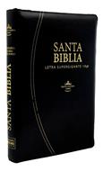 Biblia/RVR086cLSGIZTI/Letra Super Gigante 19pt./Negro (Imitación piel con Cierre)