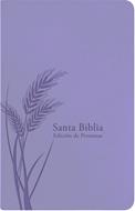 Biblia De Promesas/RVR60/Manual/Lavanda/Imitacion Piel/Cierre (Imitación piel-Cremallera-ziper)