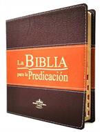RVR 1960 Biblia Para la Predicación de Letra Grande Con Índice (Imitación piel duotone, índice, canto dorado)