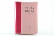Biblia/ RVR046cLSGi/ PJRZTI /Rosa Cierre Indice (Tapa Blanda)