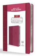 Biblia RVR 1909/Letra Super Gigante/Imitacion Piel/Fucsia (Símil Piel)