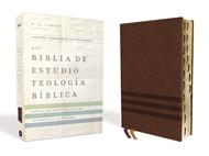 Biblia De Estudio NVI/Teologia Biblica/Leathersoft/Cafe/Indice (Imitación Piel)