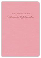 Biblia De Estudio Herencia Reformada/Semil Piel/Rosado (Semil Piel/Rosado)