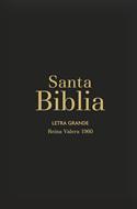 Biblia RV60/Letra Grande/Tamaño Manual/Negro/Vinilo