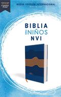 Biblia para Niños NVI, Texto revisado 2022, Leathersoft, Azul, Comfort Print (Imitación piel)