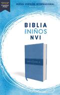 Biblia para Niños NVI, Texto revisado 2022, Leathersoft, Azul Celeste, Comfort Print (Imitación piel)
