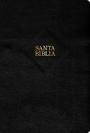Biblia RVR60/Letra Grande Tamaño Manual/Negro/Piel Fabricada (Imitación Piel)
