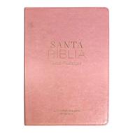 Biblia Reina Valera 1960 Letra Supergigante Clásica Rosa (Imitación Piel)