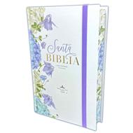 Biblia RVR60/Manual/Letra Grande/Tapa Dura/Elástico/Canto/Flores Lila (Tapa Dura)