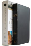 Biblia RVR 1960 letra grande tamaño manual, Piel Premier negro (Piel Premier)