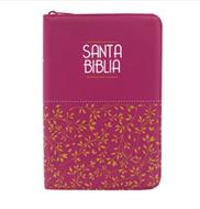 Biblia / RVR055cZTILG  PRJ / Fucsia Canto Fucsia (Símil Piel con Zipper)