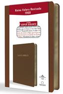 Biblia RVR/60 Marrón Letra Super Gigante (Símil Piel)