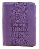 Biblia /RVR046ZLG PJR/Lila Canto Pintado (Símil Piel con Zipper) [Biblia]