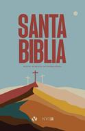Biblia NVI Revisión 2022/ Tamaño Manual/ Azul Cruz Rustica (Rústica) [Biblia]