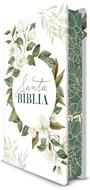 Biblia RVR60 LG Verde Flores TD/ Canto Pintado (Tapa Dura) [Biblia]
