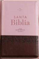 Biblia RVR6088czti LSGi/ 19pts Agora/ Rosa Cafe/ Cierre Ind. (Símil Piel)
