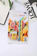 Boligrafo Creativo Duo + Porta Notas/ Refrescante Naranja