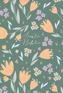 Biblia RVR60 Verde Flores/ L.G Tamaño Manual/ Imitacion Piel (Símil Piel)