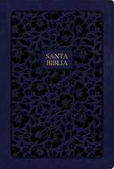 Biblia RVR60 Azul Marino/ L.G Tamaño Manual/ Imitacion Piel (Símil Piel)
