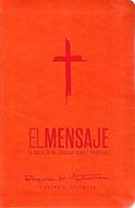 Biblia El Mensaje Naranja/ Imitación Piel (Símil Piel) [Biblia]