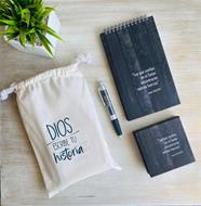 Kit De Notas Y Lapicero + Bolsa Hombre /Paper Ink (Rústica) [Kit]