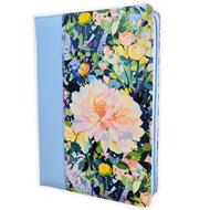 Biblia RVR60/ Manual L.Gigante/ Celeste Flores/ Cierre Índice (Símil Piel con Zipper) [Biblia]