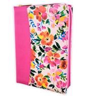 Biblia RVR60/ Compacta L.G/ Rosa Flores/ Cierre Indice