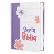 Biblia /RVR043LG/Lila Blanco (Tapa Dura) [Biblia]