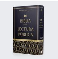 Biblia NBLA Para La Lectura Publica/ Negra Versificada LG/ Piel De Cabra (Piel/cuero) [Biblia]