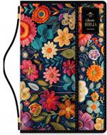 Biblia RVR60c Exquisita/ Impacto Floral Manija Iman (Tapa dura) [Biblia]