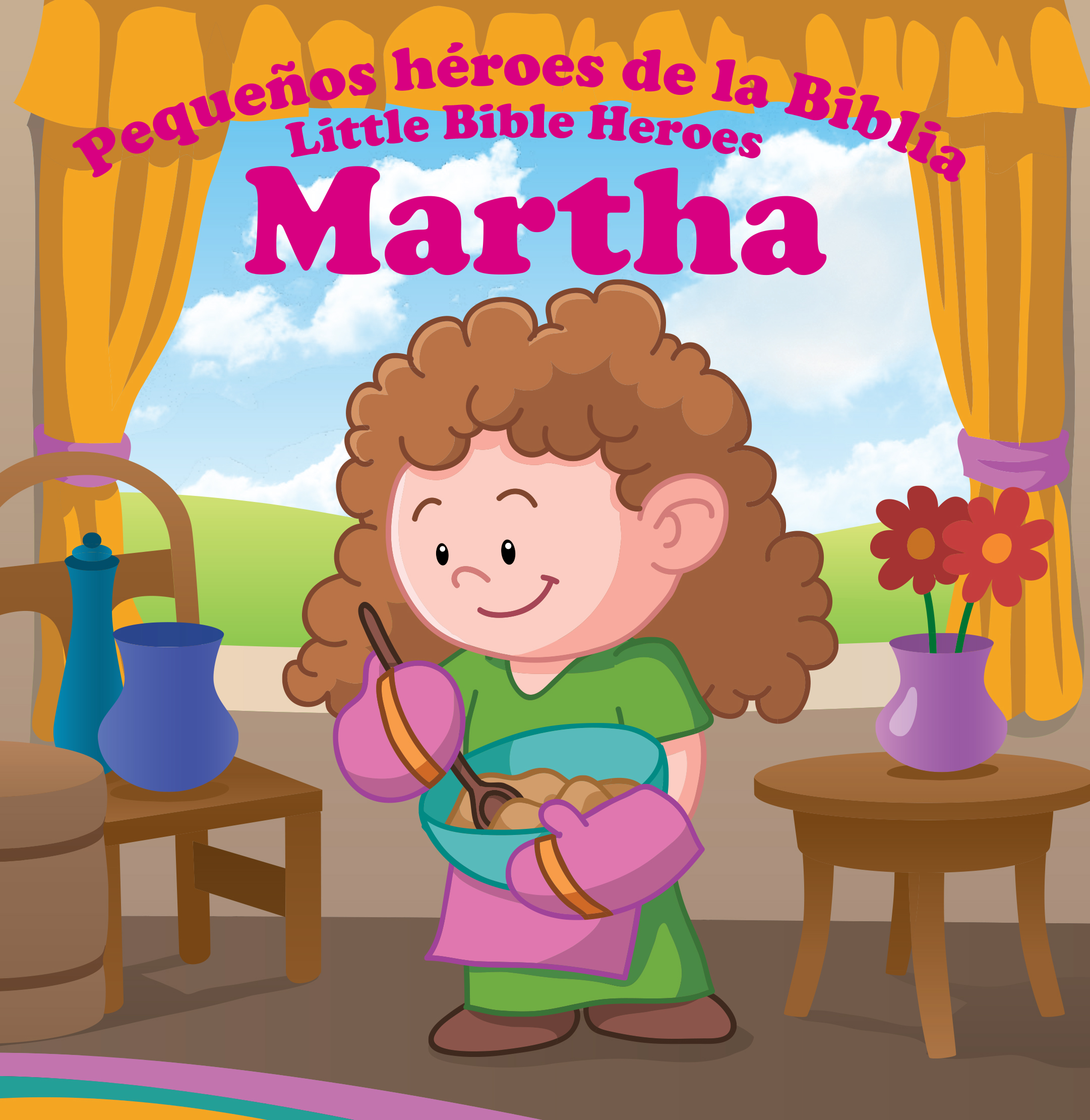 Pequeños héroes de la biblia-Martha (bilingüe)