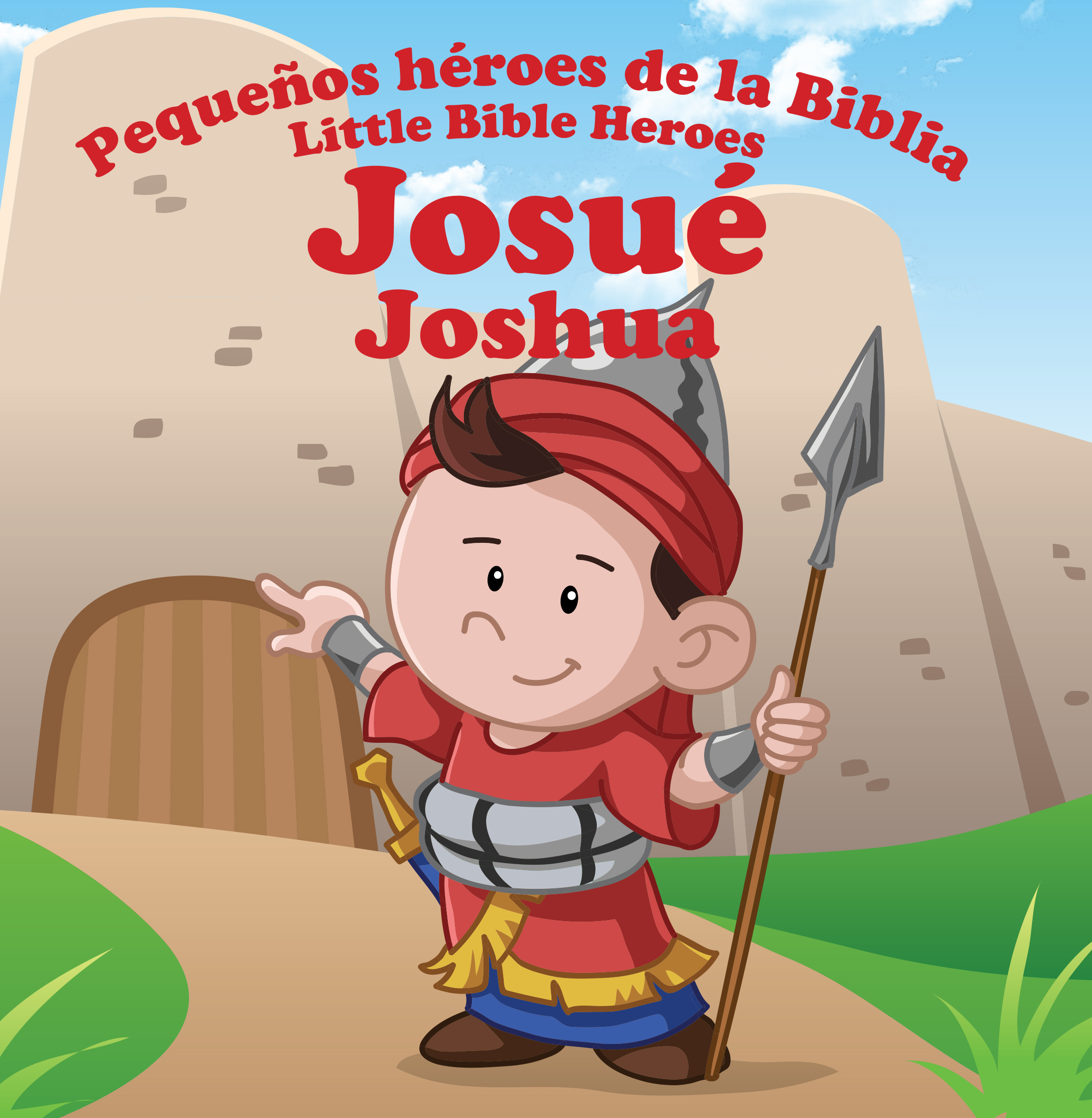 Pequeños héroes de la biblia-Josué (bilingüe)