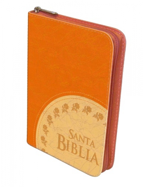 Biblia Manual Cosida Naranja