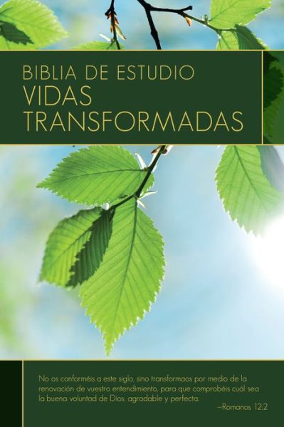 Biblia Vidas Transformadas/RVR60/Tapa Dura Indice
