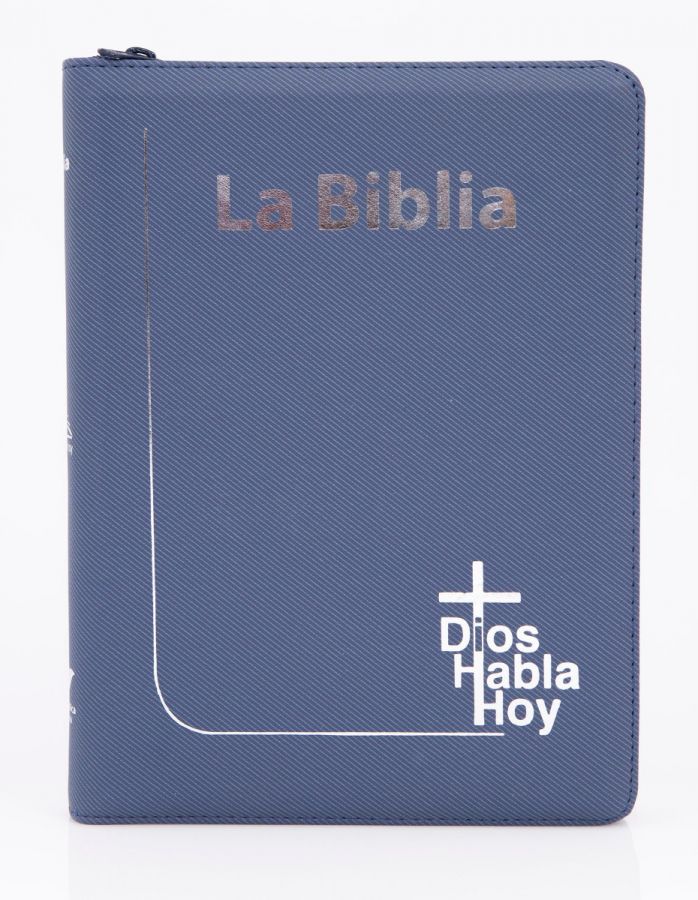 Biblia DHH 085 DKZLGi Azul Canto Pintado Azul