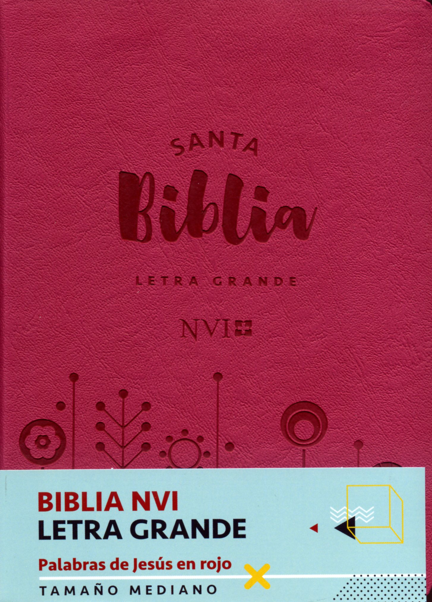 Biblia NVI T.Mediano Letra Grande C Italiano Fucsia
